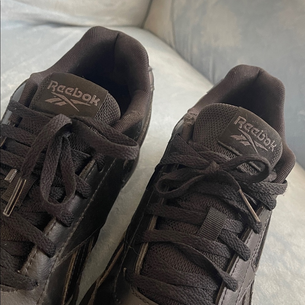 Reebok Classic Black Athletic Shoes - Picture 9 of 11